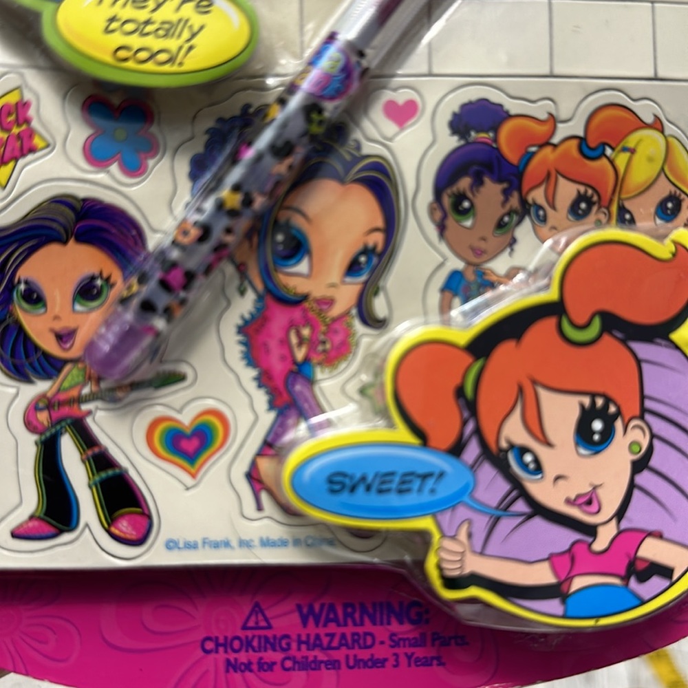 Lisa Frank Locker magnets “Locker Talk” Y2K - Picture 8 of 8